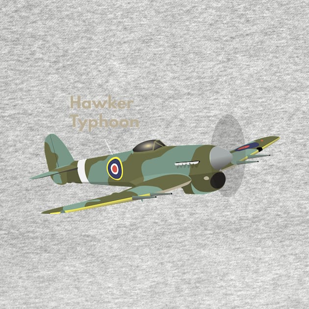 Hawker Typhoon British WW2 Airplane by NorseTech